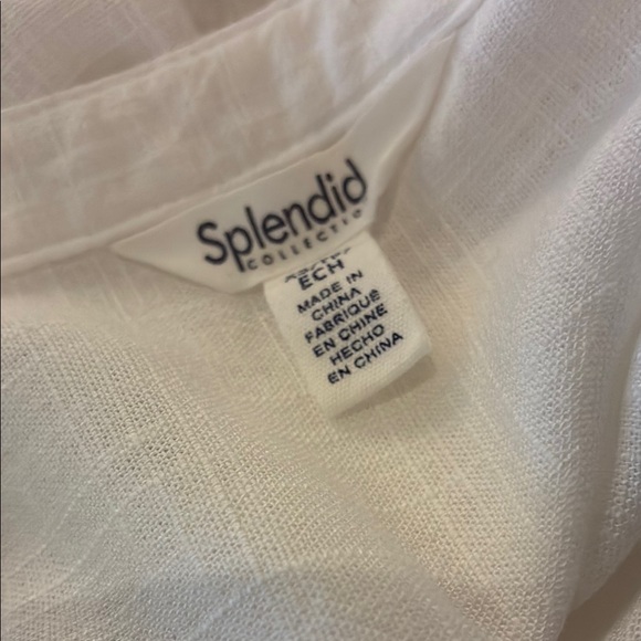 Splendid White Top, Size XS - Picture 3 of 8